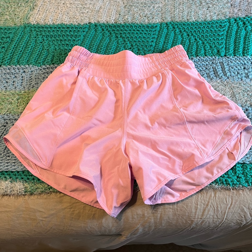 Lululemon Athletica Pink Athletic Shorts Lightweight Elastic Waist